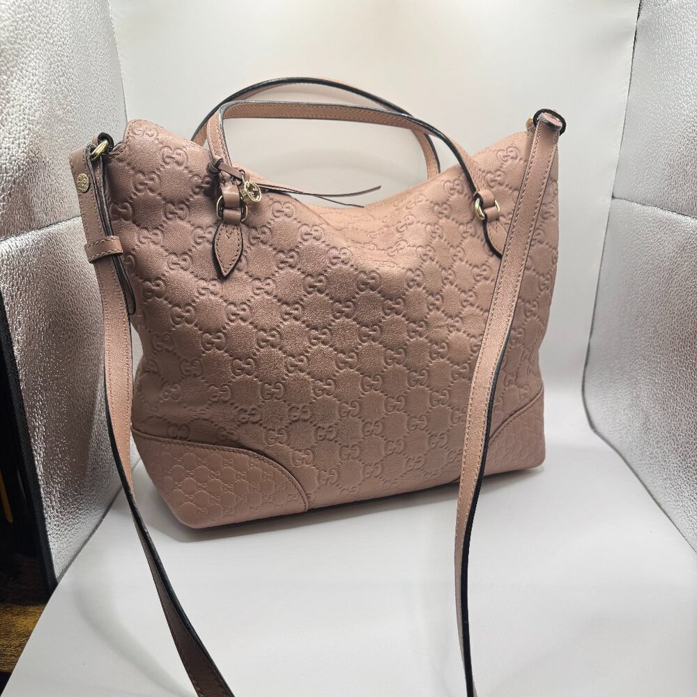 Gucci Light Pink Bree Convertible Top Handbag - HOT BUY IN 2025!!!!